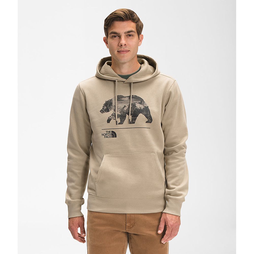 The North Face Pullover Mens Australia - The North Face Bearscape Khaki (VXD-698042)